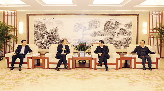 刘雪松会见中国工商银行行长易会满一行