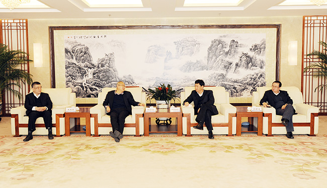 刘雪松会见交通银行董事长牛锡明一行