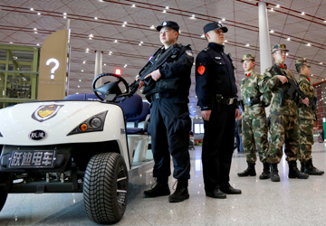 首都机场启动联勤联动处突工作模式