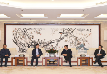 集团公司领导会见京东集团董事局主席刘强东一行