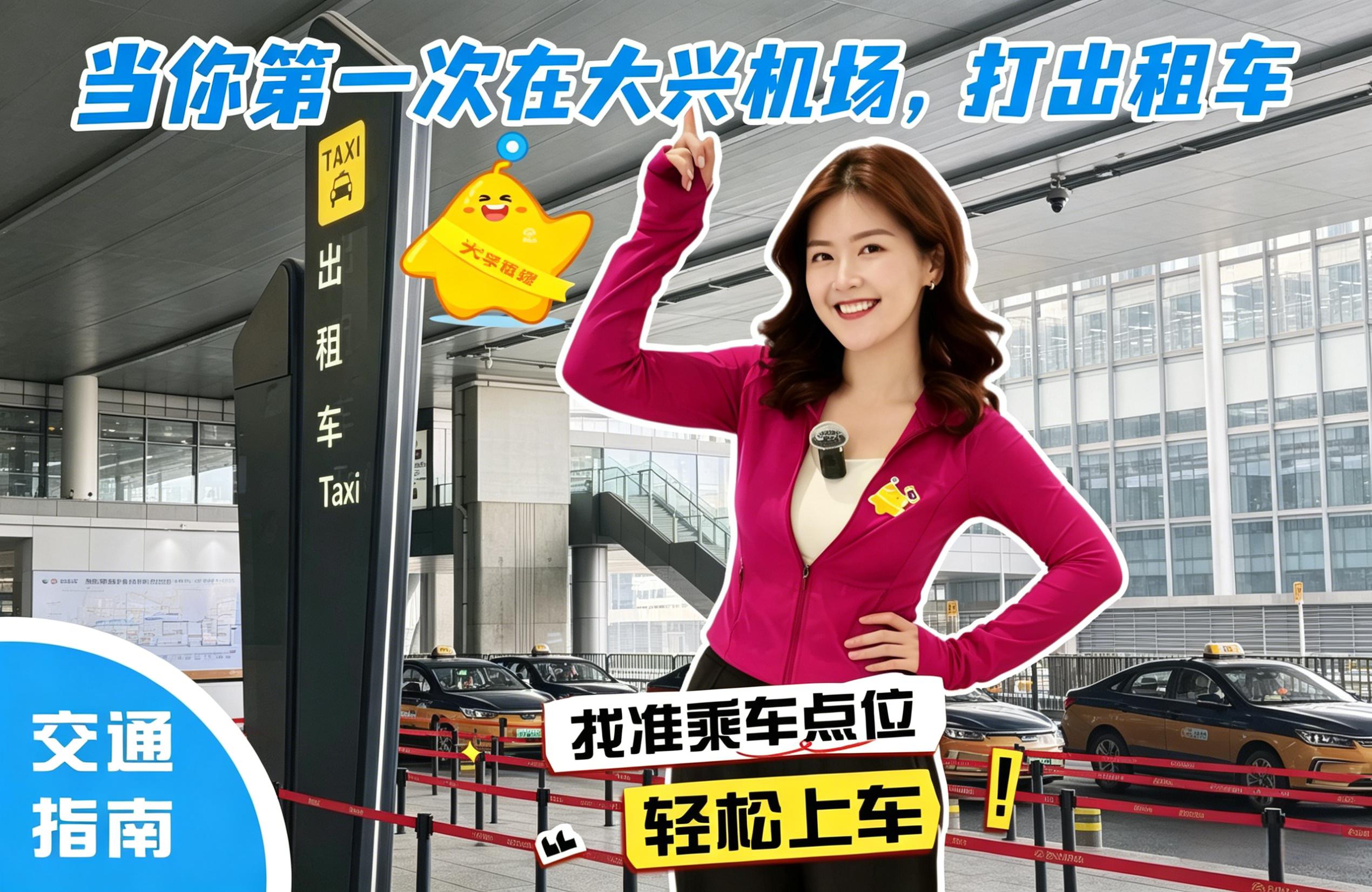 落地大兴机场，怎么打出租车？