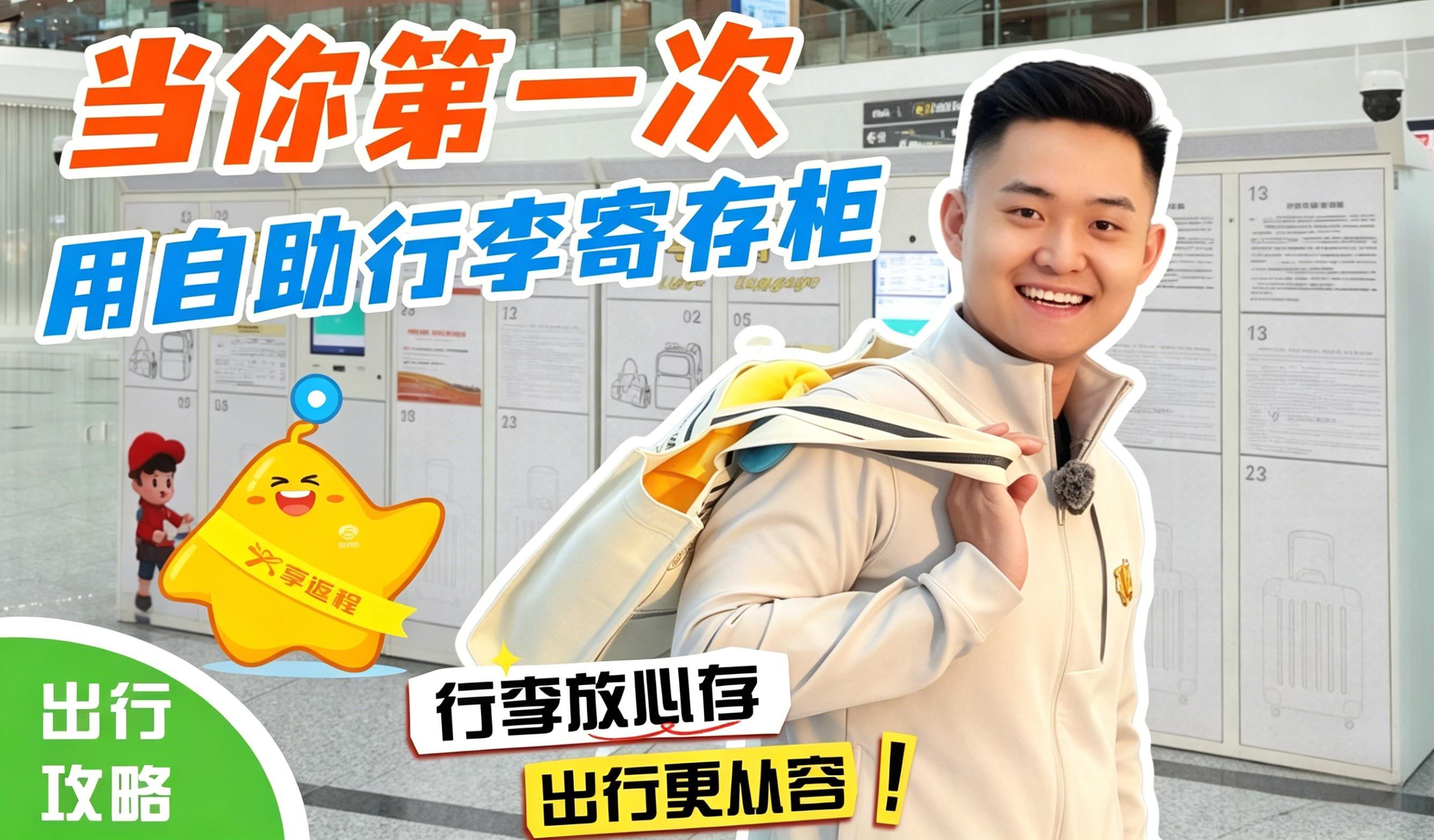 出行攻略 | 当你第一次用自助行李寄存柜